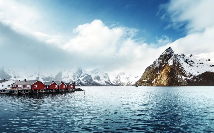 Verspäteter Winterurlaub: Norwegen