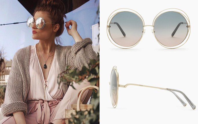 Runde Sache: «Carlina Sunglasses» von Chloé