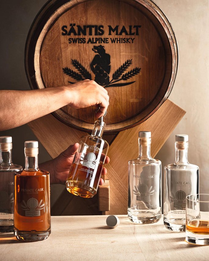Säntis Malt Whisky: Jede Flasche ein Unikat