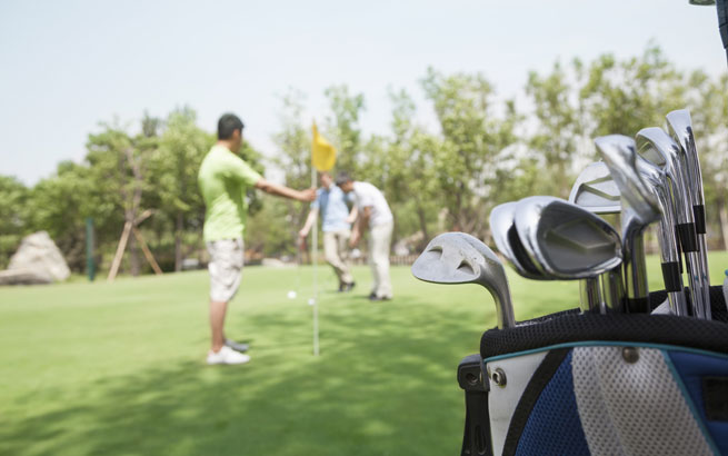 Golfclub: Spieler und Ausrüstung
