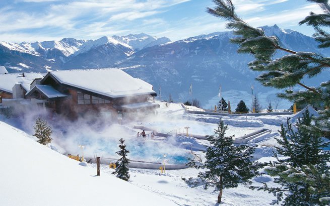 Thermalbad in der Schweiz: Bains d'Ovronnaz