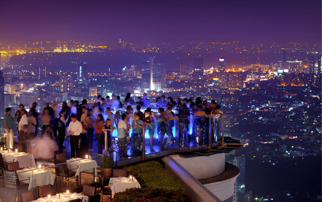 Die fünf spektakulärsten Bars der Welt: Rooftop Sky Bar Bangkok