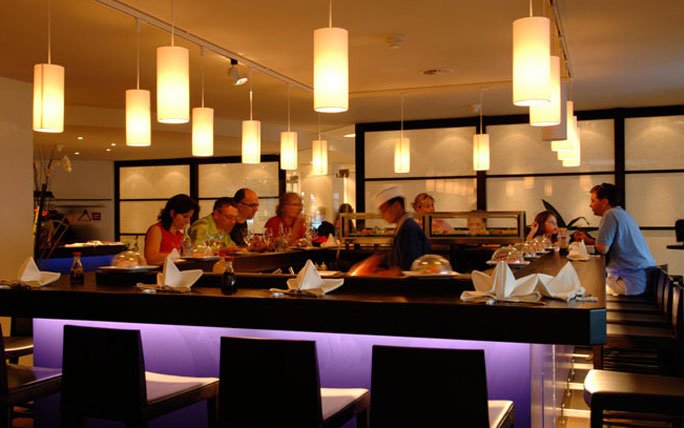 Sushi Bar im Sayori Restaurant in Rapperswil (SG)