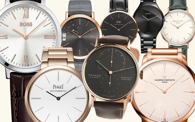 Schlichte Uhren sind im Jahr 2017 ein Must have. Wir haben die schönsten zehn Modelle ausgewählt.