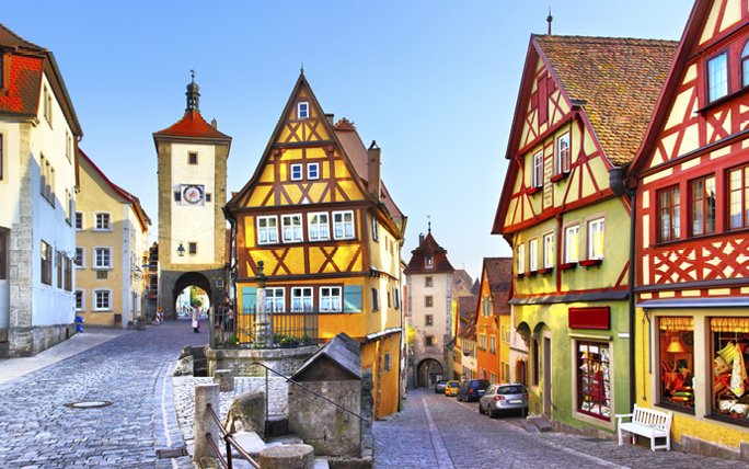 Märchenhafte Orte: Rothenburg in Deutschland
