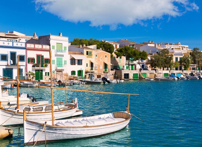 Porto Colom am schönsten Naturhafen Mallorcas