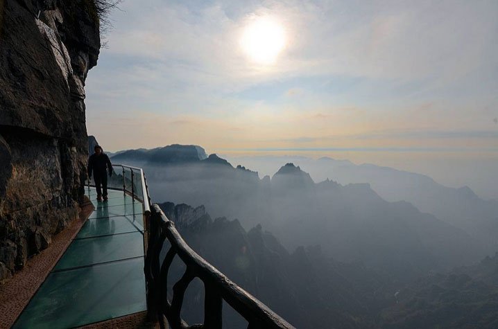 Skywalk Tianmen–Gebirge – Hunan, China