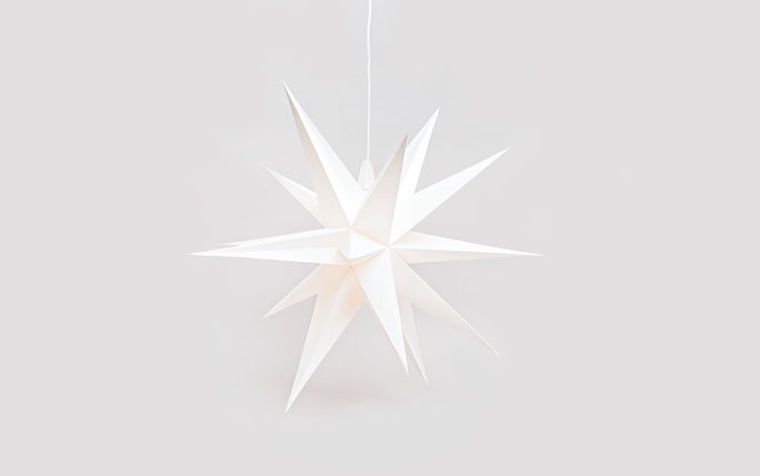 Arno Wolf: minimalistischer Stern