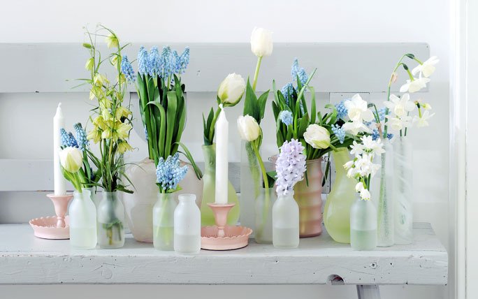 Pastell-Vasen in verschiedenen Grössen