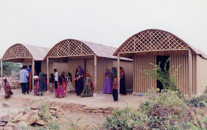Log House, Indien