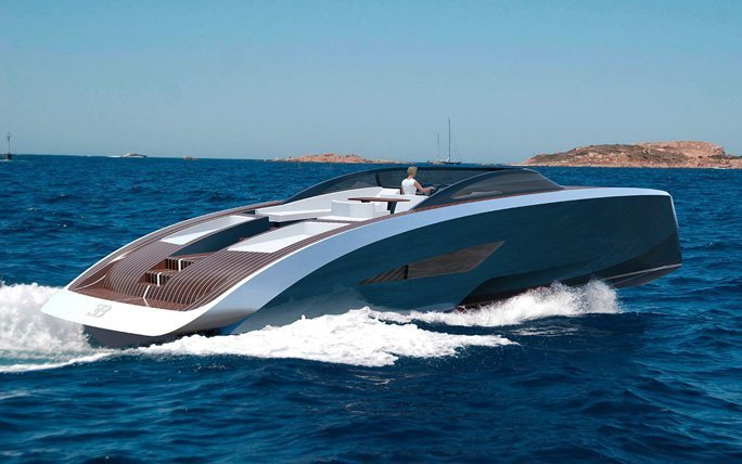 Sportyacht im Luxus-Carbon-Gewand von Bugatti